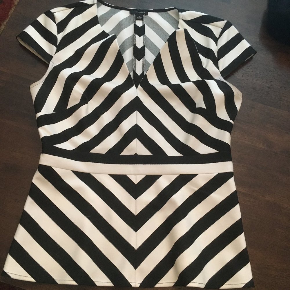 Flattering Striped Blouse